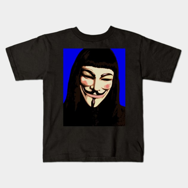 guy fawkes Kids T-Shirt by oryan80